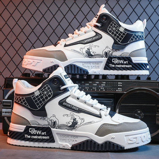 Zapatos Deportivos Casual de Caña Alta para Hombre - Cómodos y Versátiles - Image 5