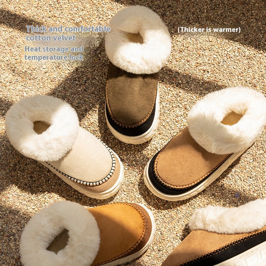 Zapatos de Plataforma para Mujer con Tacón Cubierto y Algodón - Image 3
