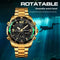Reloj Espiral Acero Inoxidable para Hombre Estilo Asiático