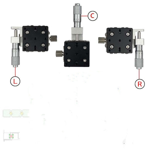 Plataforma de Desplazamiento Manual con Precisión Óptica - Deslizador de Ajuste Fino Unidimensional - Image 3