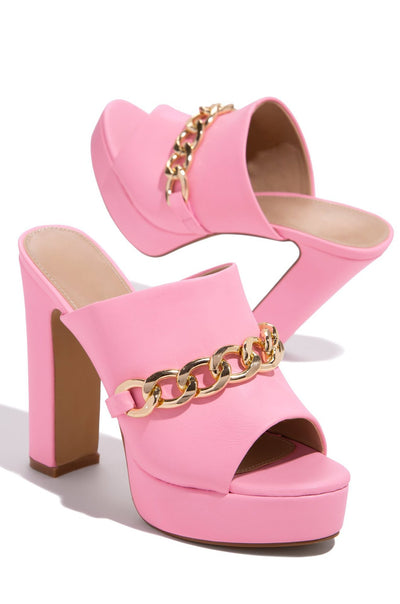 Sandalias Plataforma Metal con Cadena para Exterior - Image 2