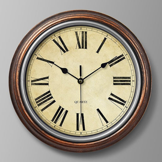 Reloj de Pared Retro Silencioso sin Perforaciones - Image 9