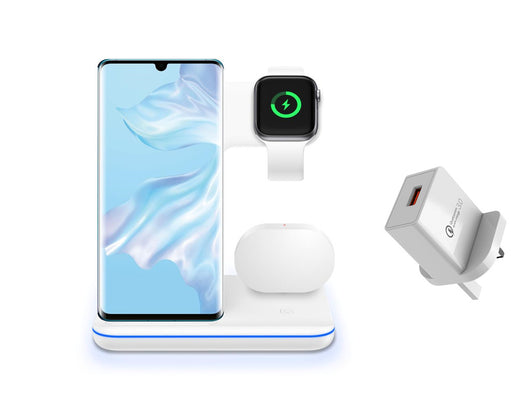 Cargador Inalámbrico 3 en 1 para Teléfono, Reloj y Auriculares - Image 22