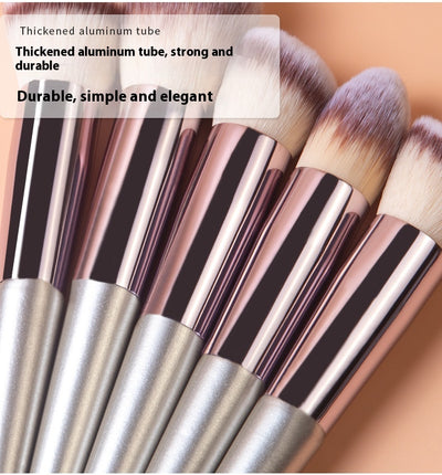 Set de 18 Brochas de Maquillaje Profesional con Mango de Madera Maciza - Image 17