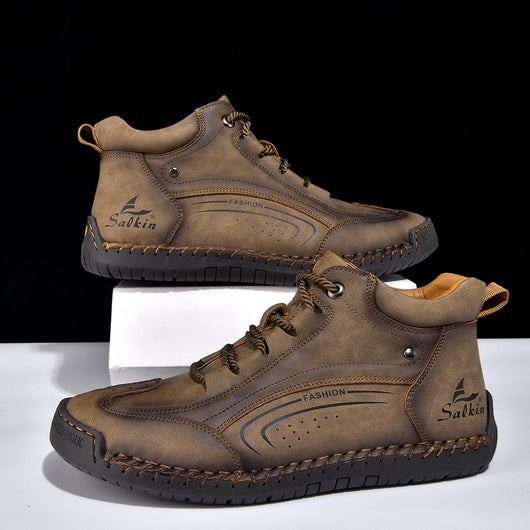 Zapatos de Moda Talla Grande para Hombre con Suela Cosida a Mano - Image 21