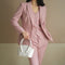 Rosa Vest y coat y trousers