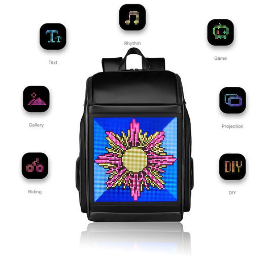 Mochila LED con Altavoz Bluetooth Integrado - Image 5