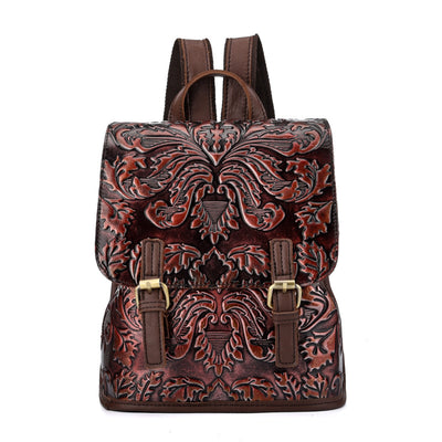 Mochila Vintage con Relieve Embosado - Image 10