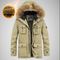 Chaqueta Acolchada Oversize con Múltiples Bolsillos para Tallas Grandes