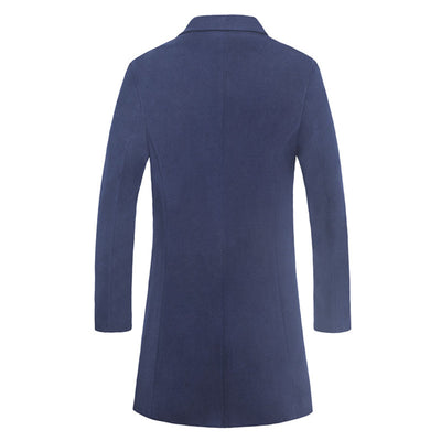 Chaqueta Casual de Botón Único en Colores Sólidos - Image 10