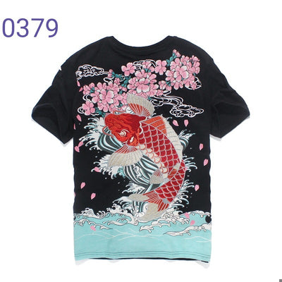 Chaqueta Bordada Dragón Volador y Flor de Cerezo Yokosuka Doble Cara - Image 7