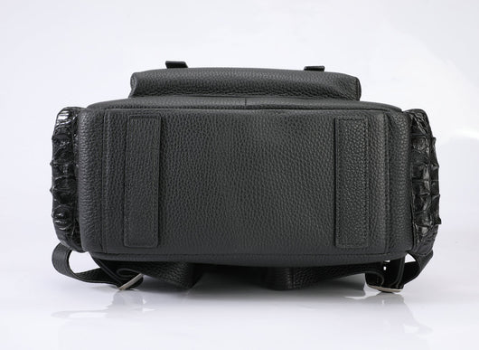 Bolsa de Cuero Genuino con Textura de Cocodrilo para Hombre - Image 13