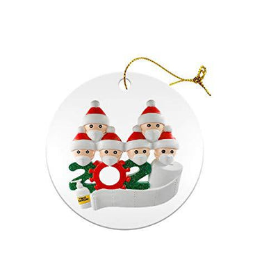 Adorno Navideño de Madera - Muñeco de Nieve Colgante - Image 3