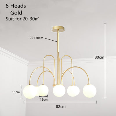 Lámpara Nórdica de Salón Moderno - Diseño Minimalista - Image 6