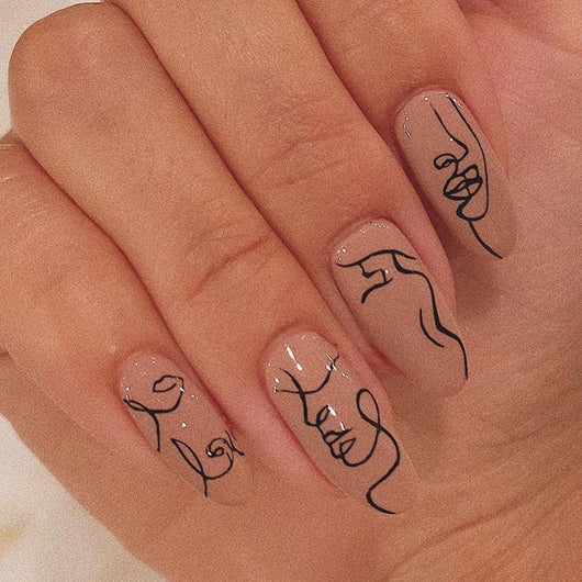 Uñas Postizas Autoadhesivas Impermeables Desprendibles - Image 12