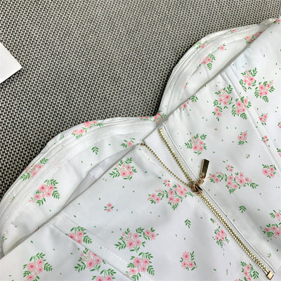 Blusa Floral de Hombro Descubierto con Mangas Abullonadas - Transición Otoñal - Image 7