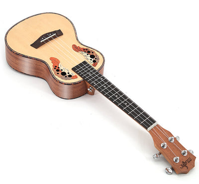 Ukelele Soprano de Pícea de 23 Pulgadas con Agujero de Uva - Image 8