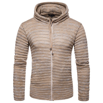 Sudadera con capucha a rayas para hombre - Image 5