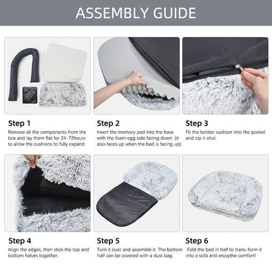 Cama Nido para Perros Grandes - Sofá Desmontable y Lavable - Image 8