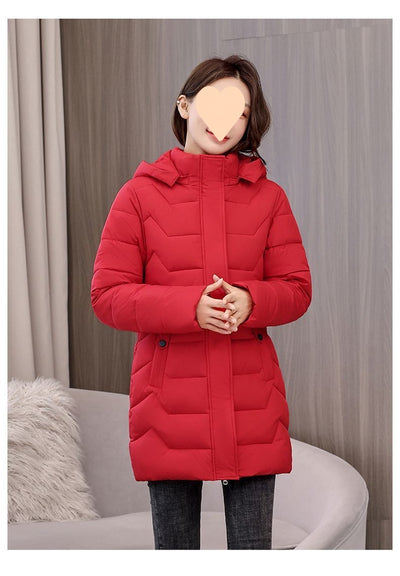 Abrigo Térmico Ajustado Reductor para Mujer - Algodón Premium Invierno - Image 18