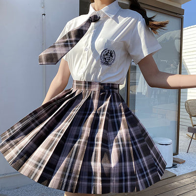 Falda Uniforme Completa de Corte Genuino
