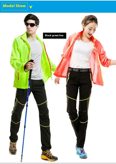 Pantalones de Escalada Transpirables Impermeables Slim Fit - Image 25