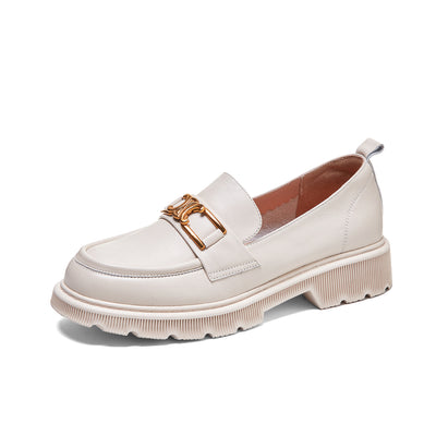 Mocasines de Cuero Espejo Mujer - Colección Otoño Premium