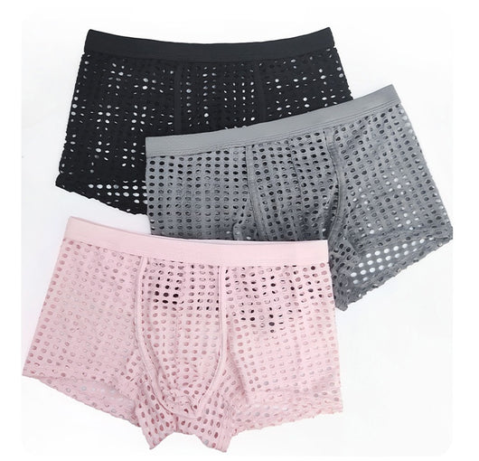 Bóxer Deportivo de Malla Transpirable para Hombre Talla Grande - Image 16