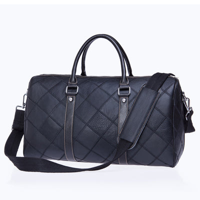 Bolsa de Viaje Vintage a Cuadros para Hombre - Image 13