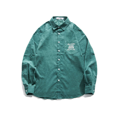 Camisa Retro Japonesa Hong Kong - Colores Sólidos Clásicos - Image 8