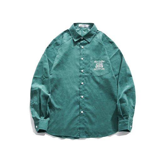 Camisa Retro Japonesa Hong Kong - Colores Sólidos Clásicos - Image 8