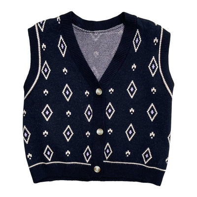 Cardigan Holgado Estilo Universitario para Mujer - Image 116