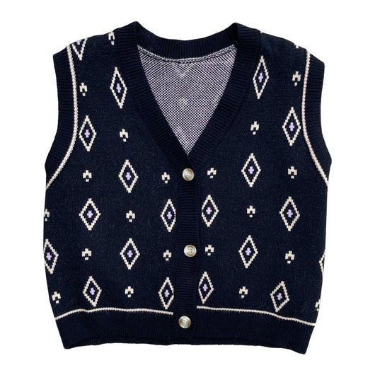 Cardigan Holgado Estilo Universitario para Mujer - Image 116