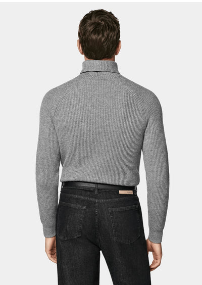 Suéter de Cuello Alto en Cashmere para Hombre - Pullover Elegante y Sofisticado - Image 11