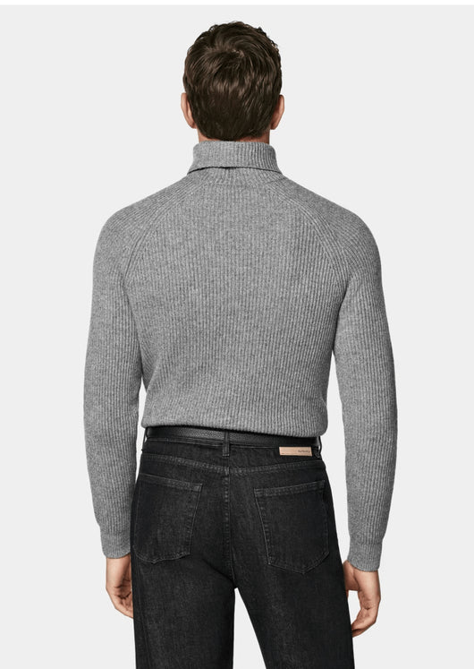 Suéter de Cuello Alto en Cashmere para Hombre - Pullover Elegante y Sofisticado - Image 11