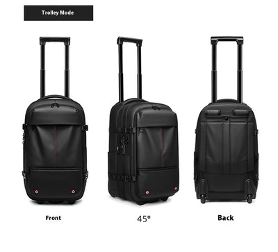 Mochila Trolley Expandible de Gran Capacidad para Viajes de Negocios - Image 30