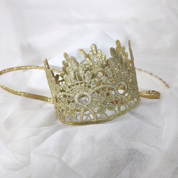 Diadema Corona Infantil Elegante para Fiestas y Cumpleaños