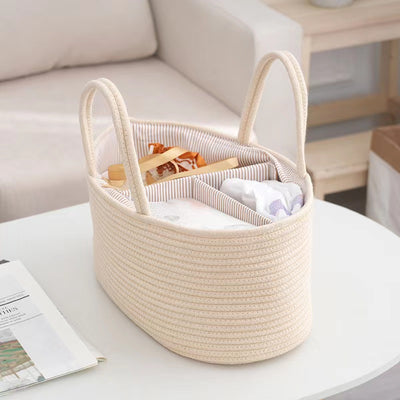 Canasta Organizadora Portátil con Compartimentos para Bebé - Image 6
