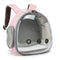 Mochila Transportadora Transparente para Mascotas Pequeñas - Hámster, Conejillo de Indias, Conejo