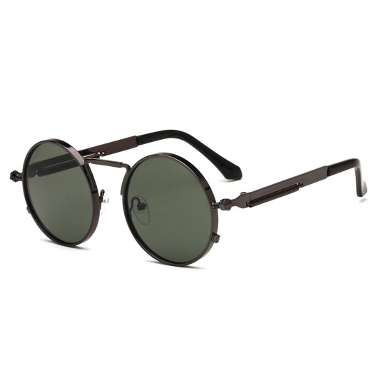 Gafas de Sol Redondas Punk con Resorte para Hombre y Mujer - Image 14