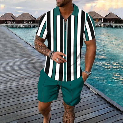 Conjunto Deportivo Hombre Pantalones Cortos y Camiseta Manga Corta - Image 9