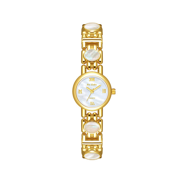 Reloj Elegante Aurora Nácar Negro Dorado - Diseño de Lujo - Image 6