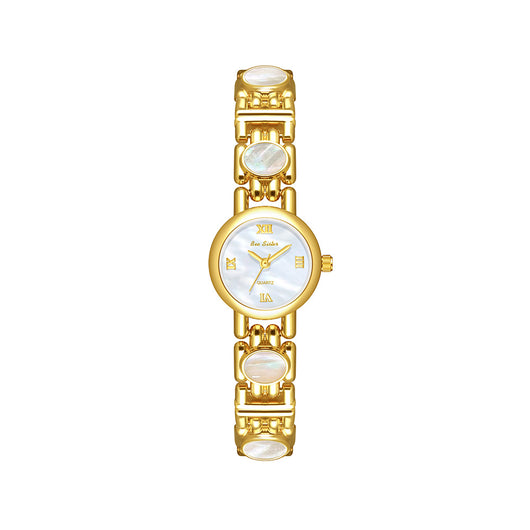 Reloj Elegante Aurora Nácar Negro Dorado - Diseño de Lujo - Image 6