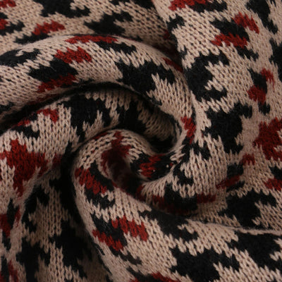 Suéter Suelto Estampado Pata de Gallo para Mujer - Image 17