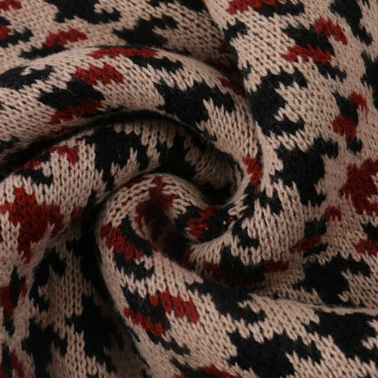 Suéter Suelto Estampado Pata de Gallo para Mujer - Image 17