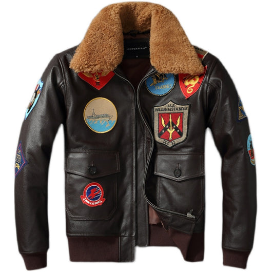 Chaqueta de Cuero Vacuno para Parejas - Estilo Casual - Image 10