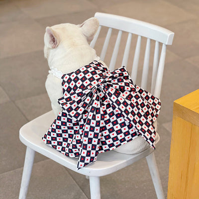 Ropa para Mascotas Ajedrez Primavera y Verano Bichón - Image 4