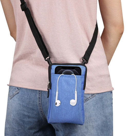 Bolsa Crossbody Diagonal Compacta de Color Sólido - Image 13