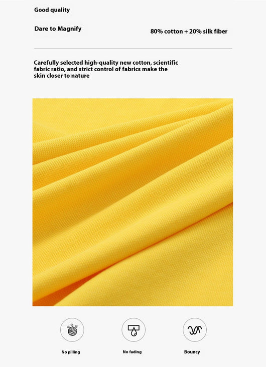 Camiseta de Algodón con Bordado en Solapa - Image 18