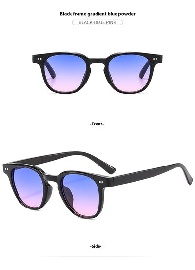 Brown square-frame sunglasses with brown lenses, suitable for sun protection and fashion wear. - Image 24